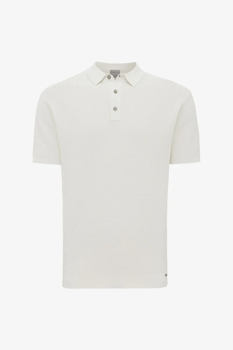 Gebreide Polo | Off-white