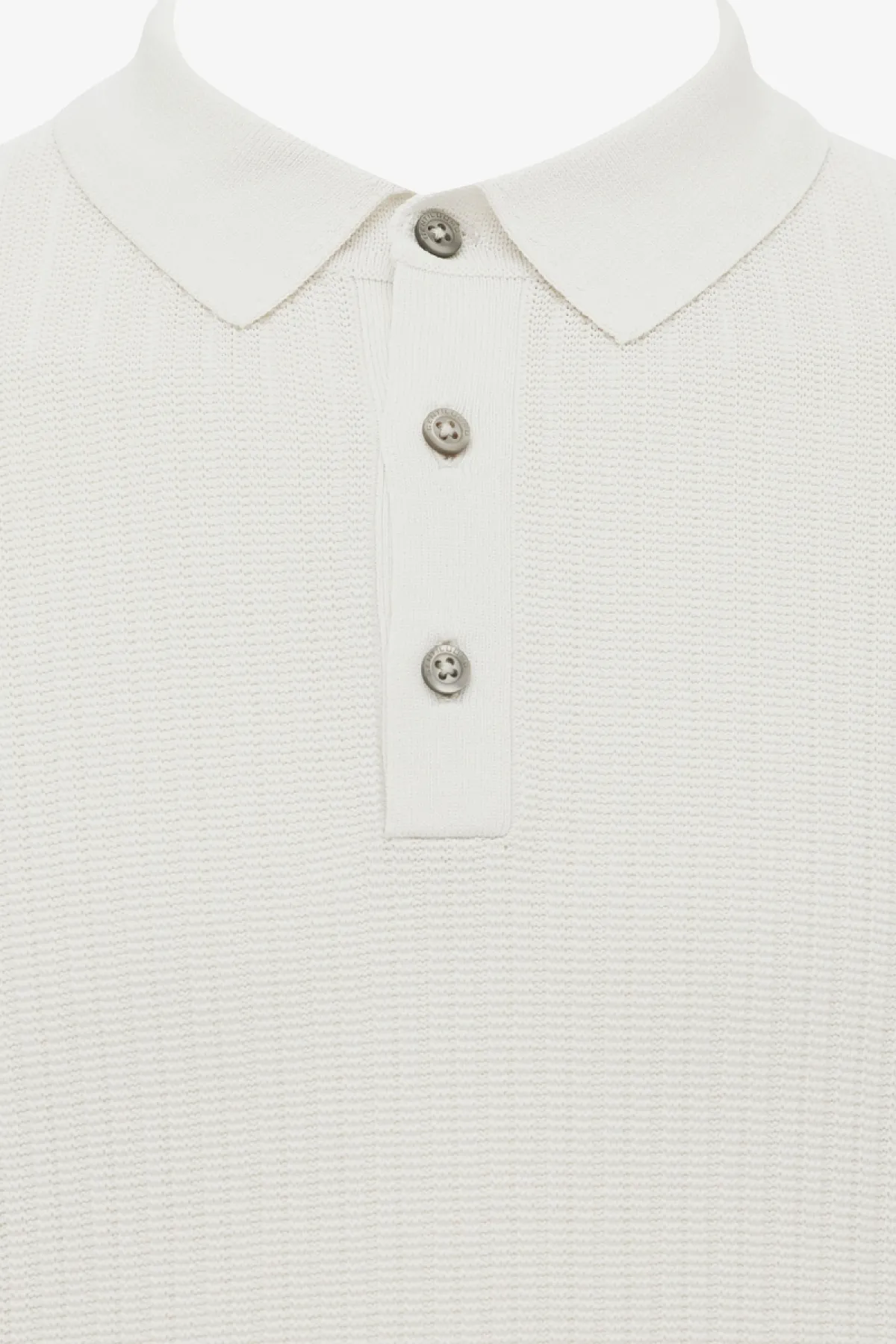 Gebreide Polo | Off-white