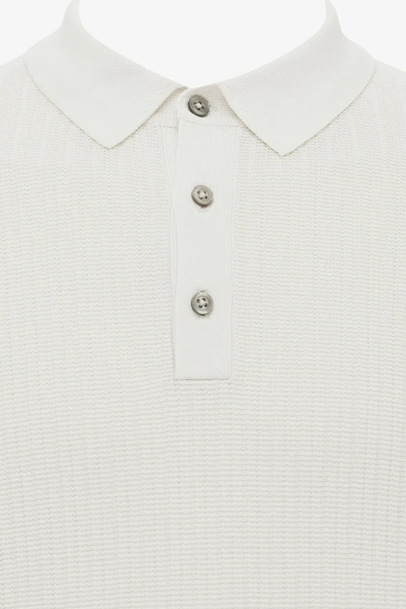 Gebreide Polo | Off-white