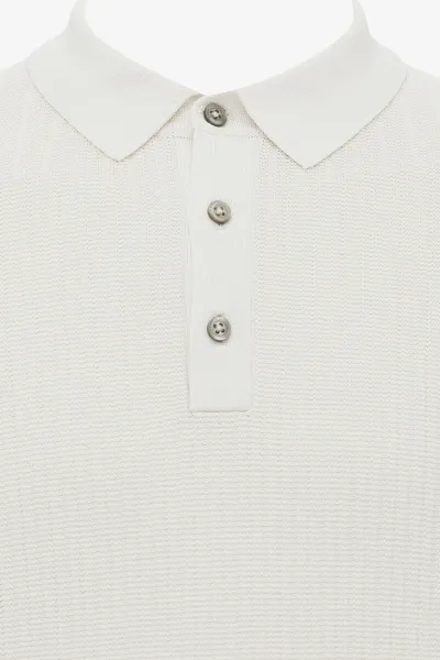 Gebreide Polo | Off-white