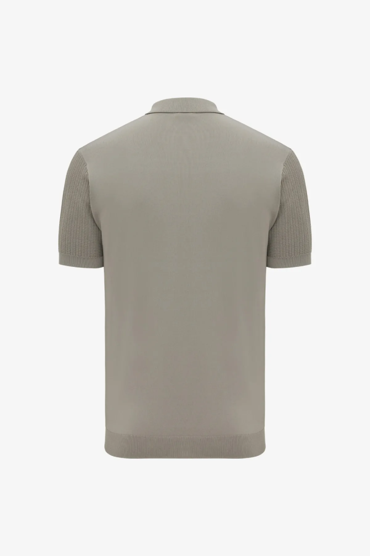 Gebreide Polo | Bruin