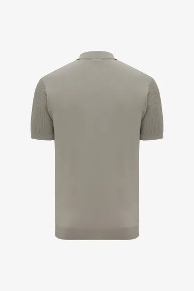 Gebreide Polo | Bruin