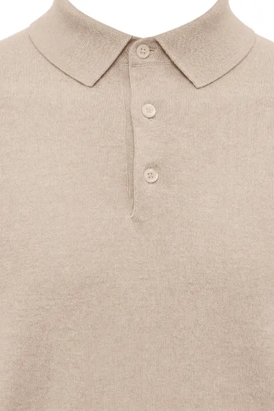 Gebreide Polo | Bruin