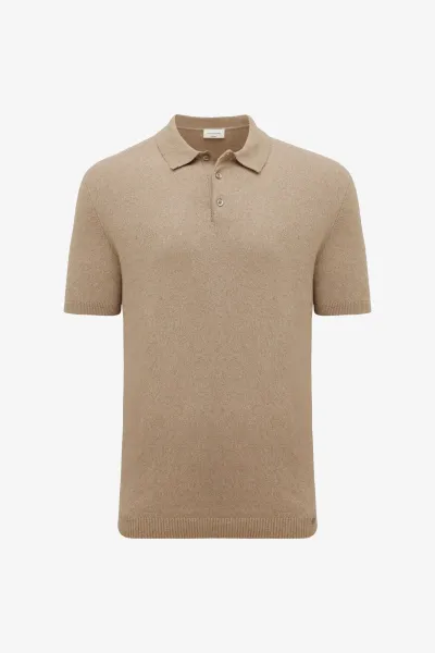 Gebreide Polo | Bruin