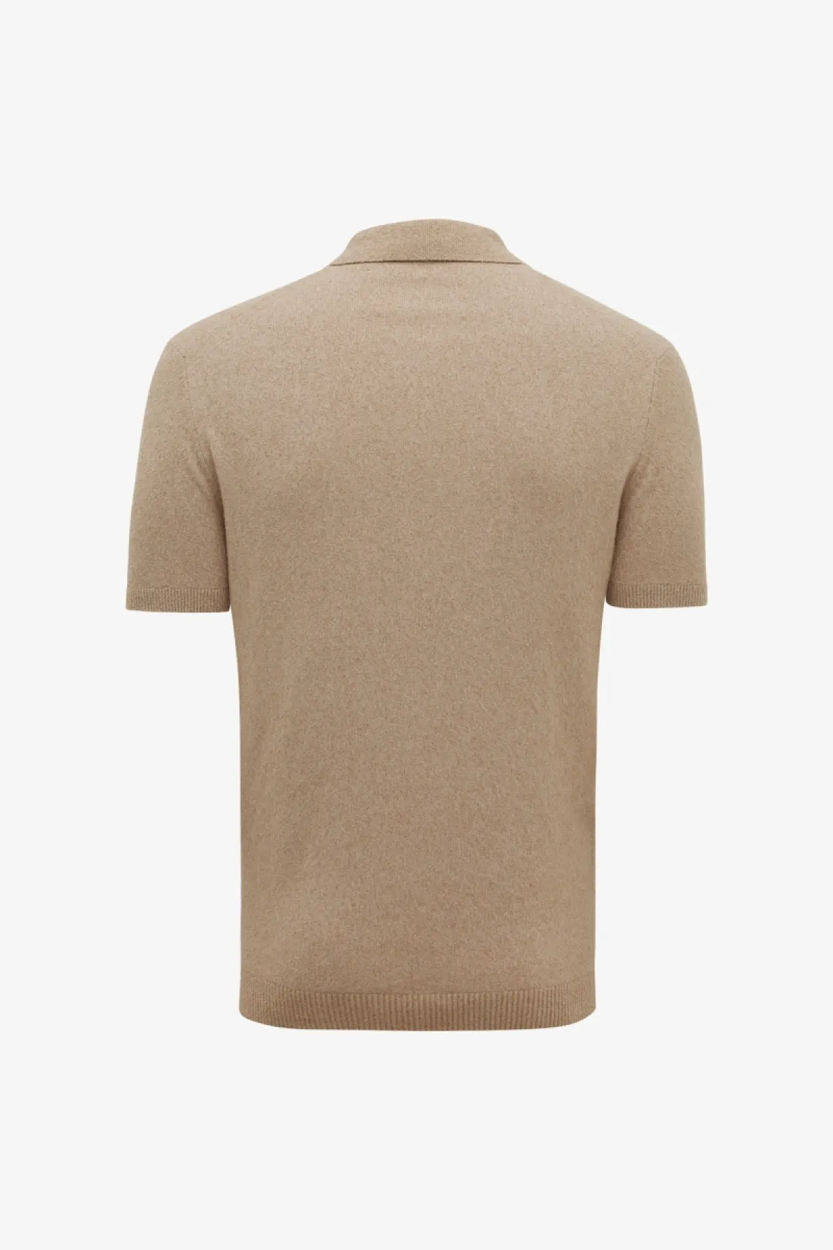 Gebreide Polo | Bruin