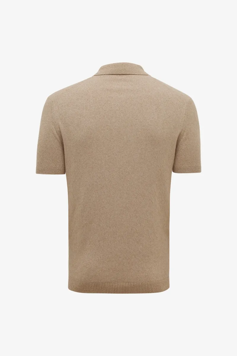 Gebreide Polo | Bruin