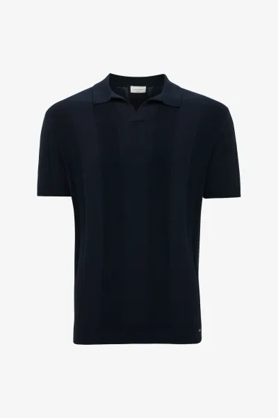 Structuur Polo | Donkerblauw