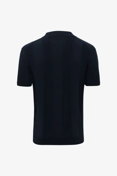 Structuur Polo | Donkerblauw