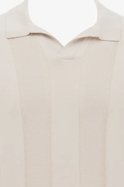 Structuur Polo | Beige