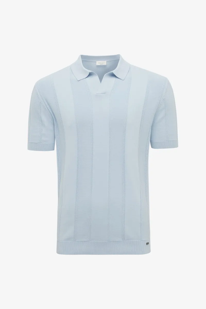 Structuur Polo | Lichtblauw