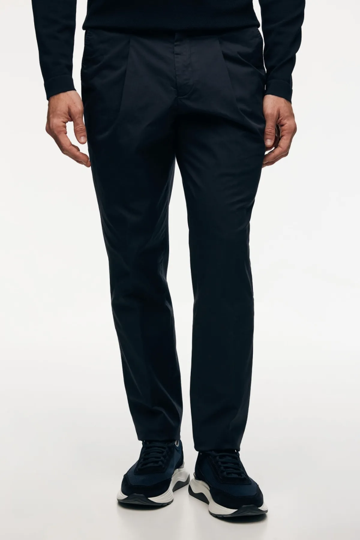 Tailored Trousers | Donkerblauw