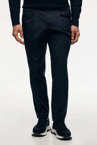 Tailored Trousers | Donkerblauw