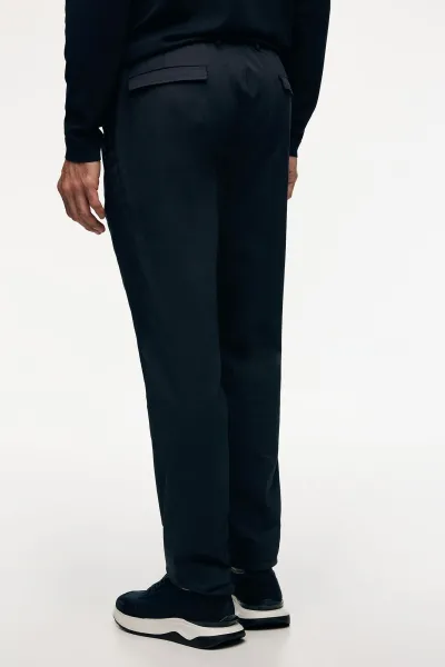 Tailored Trousers | Donkerblauw