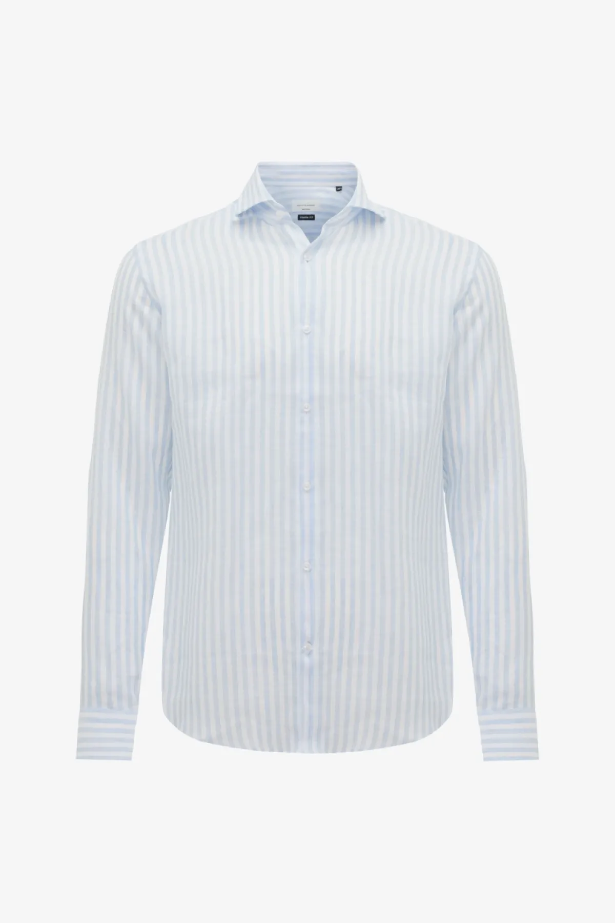 Linnen Overhemd | Lichtblauw Gestreept