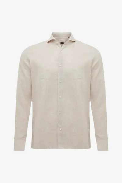 Linnen Overhemd | Beige