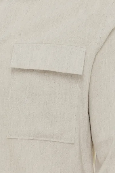 Linnen Overshirt | Beige