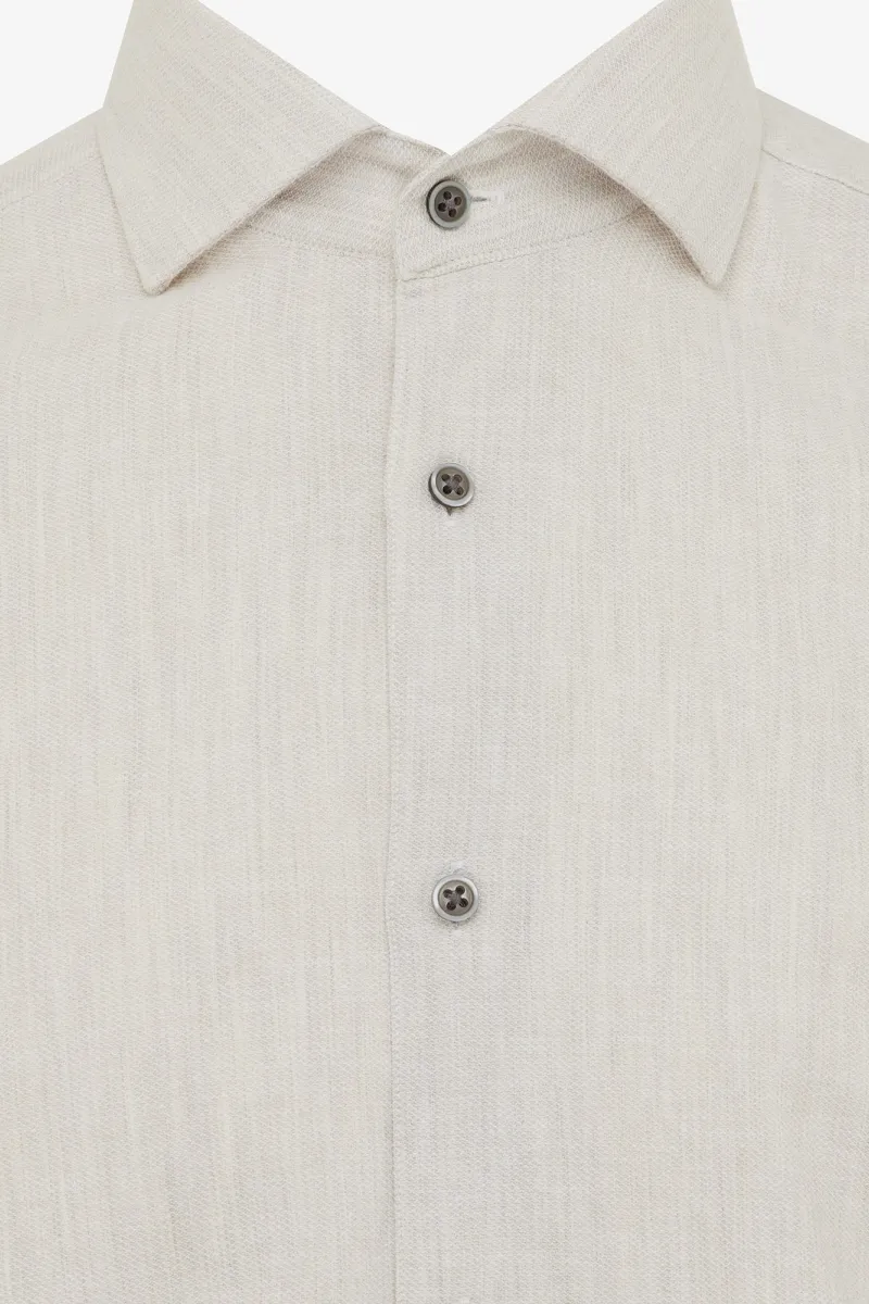 Linnen Overhemd | Beige