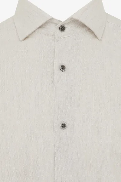 Linnen Overhemd | Beige