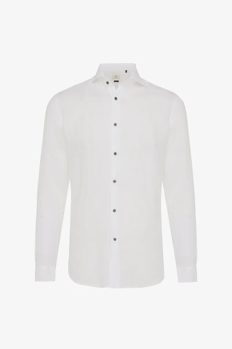 Linnen Overhemd | Wit