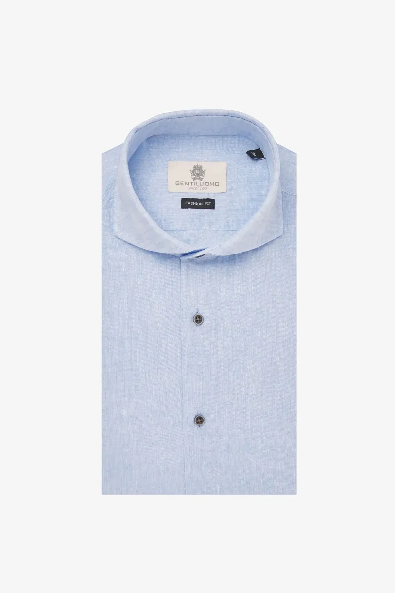 Linnen Overhemd | Lichtblauw