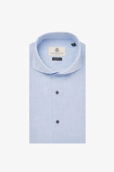 Linnen Overhemd | Lichtblauw