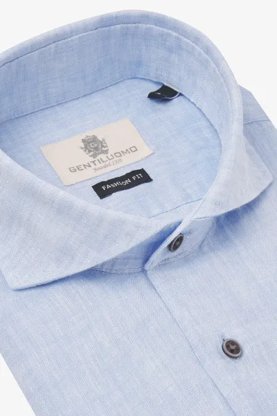 Linnen Overhemd | Lichtblauw