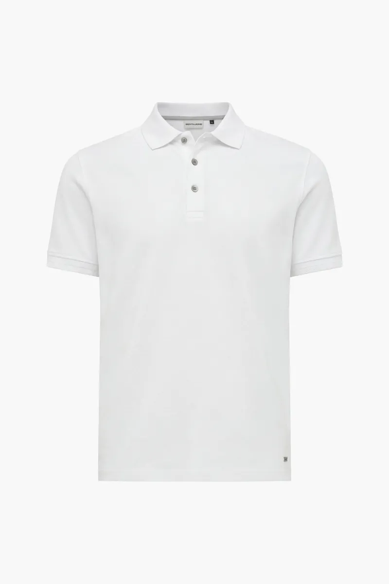 Button Polo | Wit
