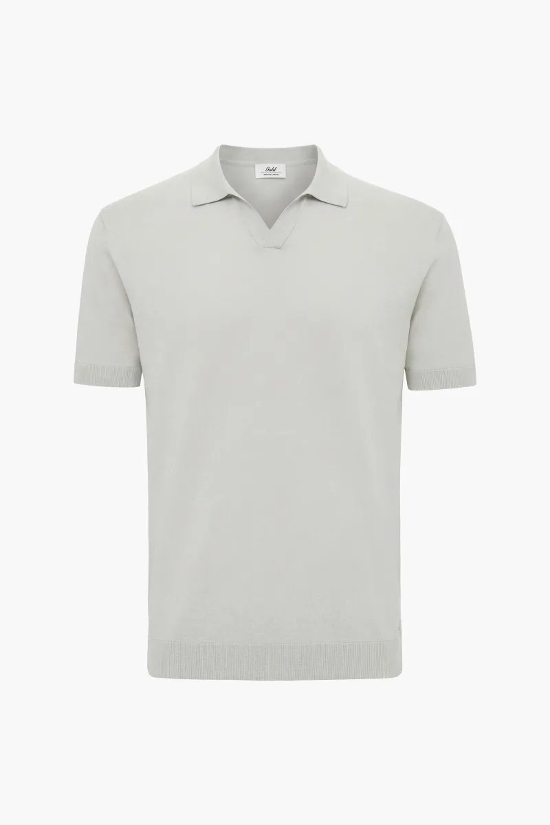 No Button Polo | Groen