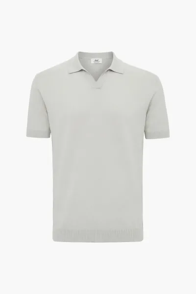 No Button Polo | Groen