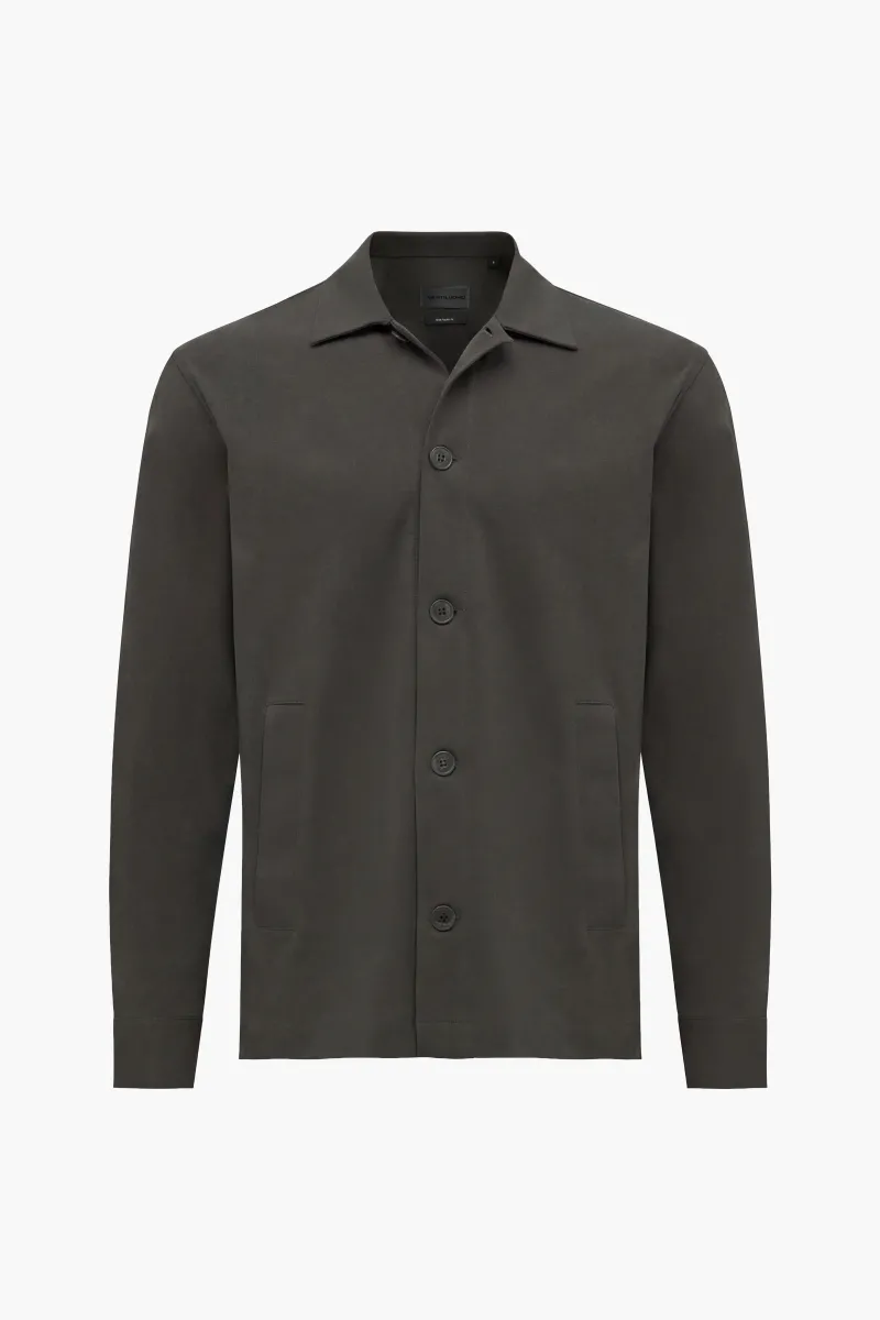 Dynamic overshirt | Donkergroen