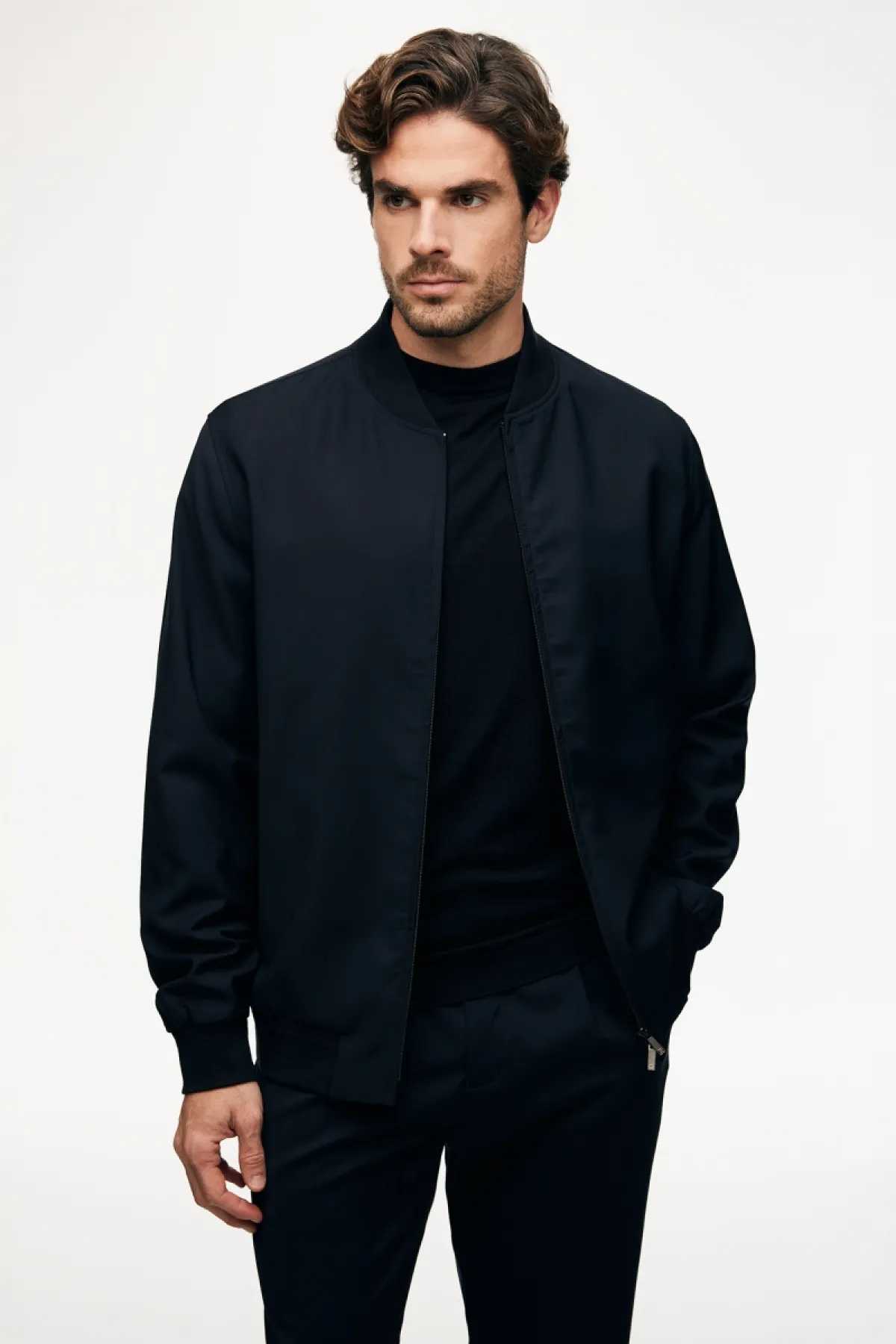 Wollen Jack | Donkerblauw