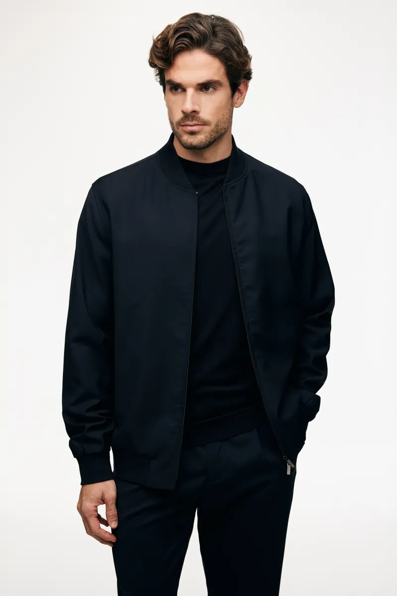 Wollen Jack | Donkerblauw