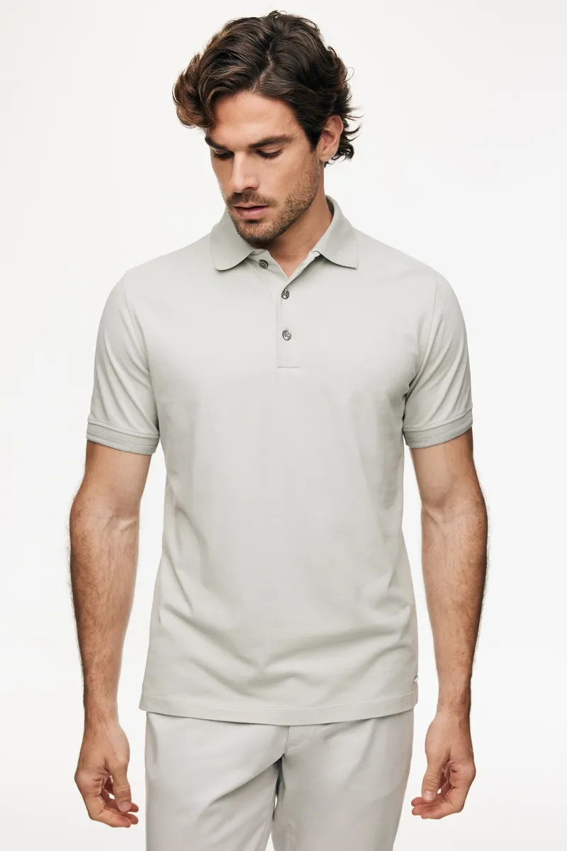 Button Polo | Lichtgroen