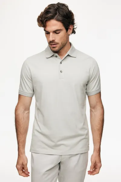 Button Polo | Lichtgroen