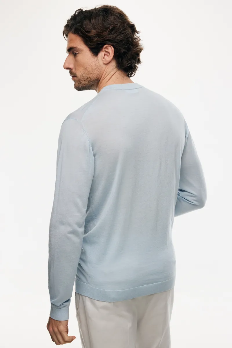 Roundneck Trui | Lichtgroen