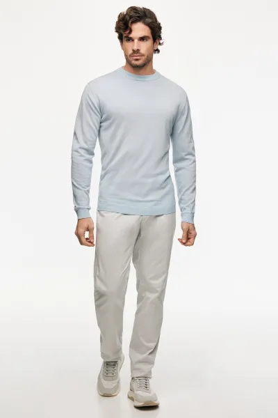 Roundneck Trui | Lichtgroen