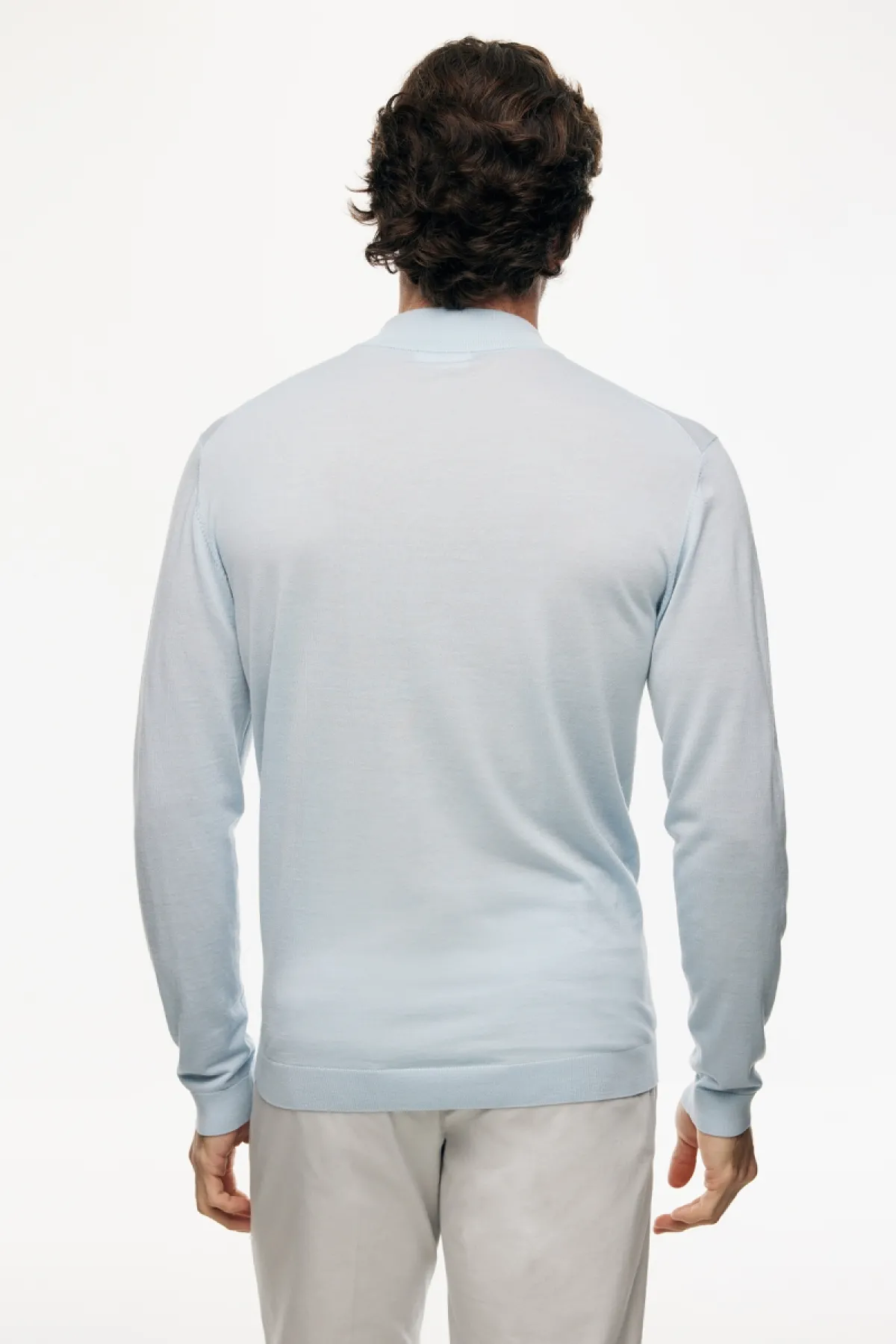 Merino Turtle Zip | Lichtgroen