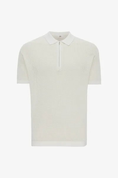 Crochet Polo | Off -white