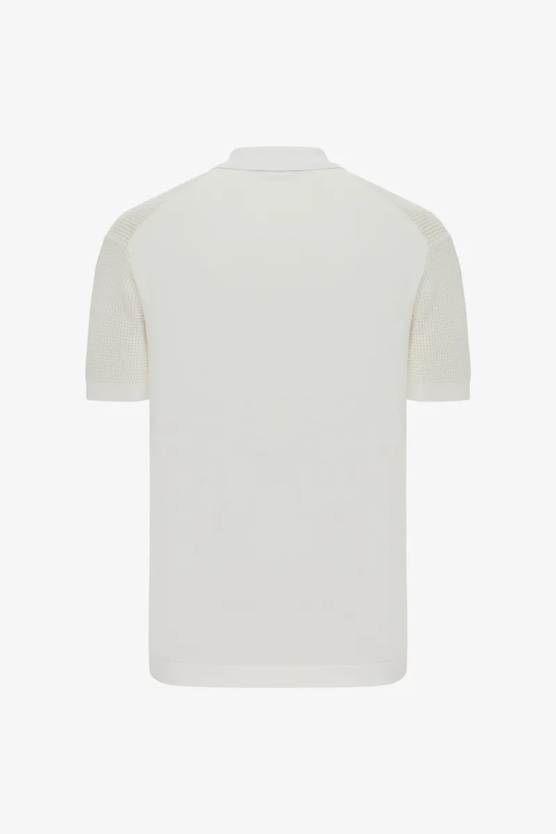 Crochet Polo | Off -white