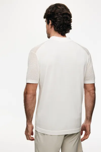 Crochet Polo | Off -white