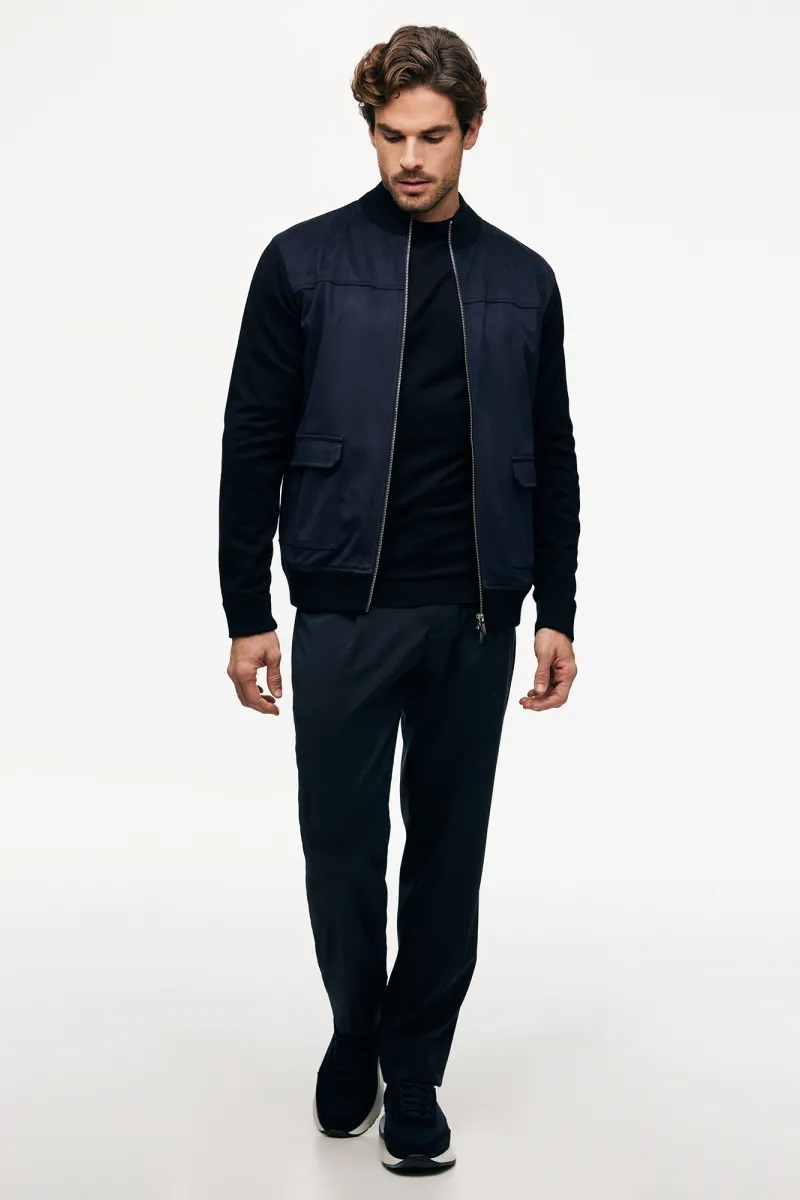 Wollen Vest | Donkerblauw