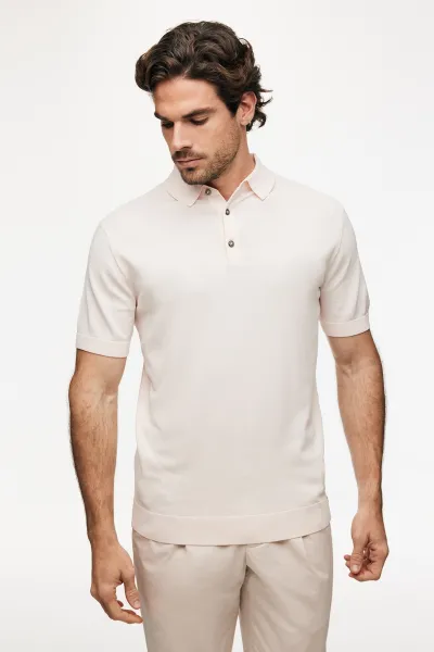 Button Polo | Oranje