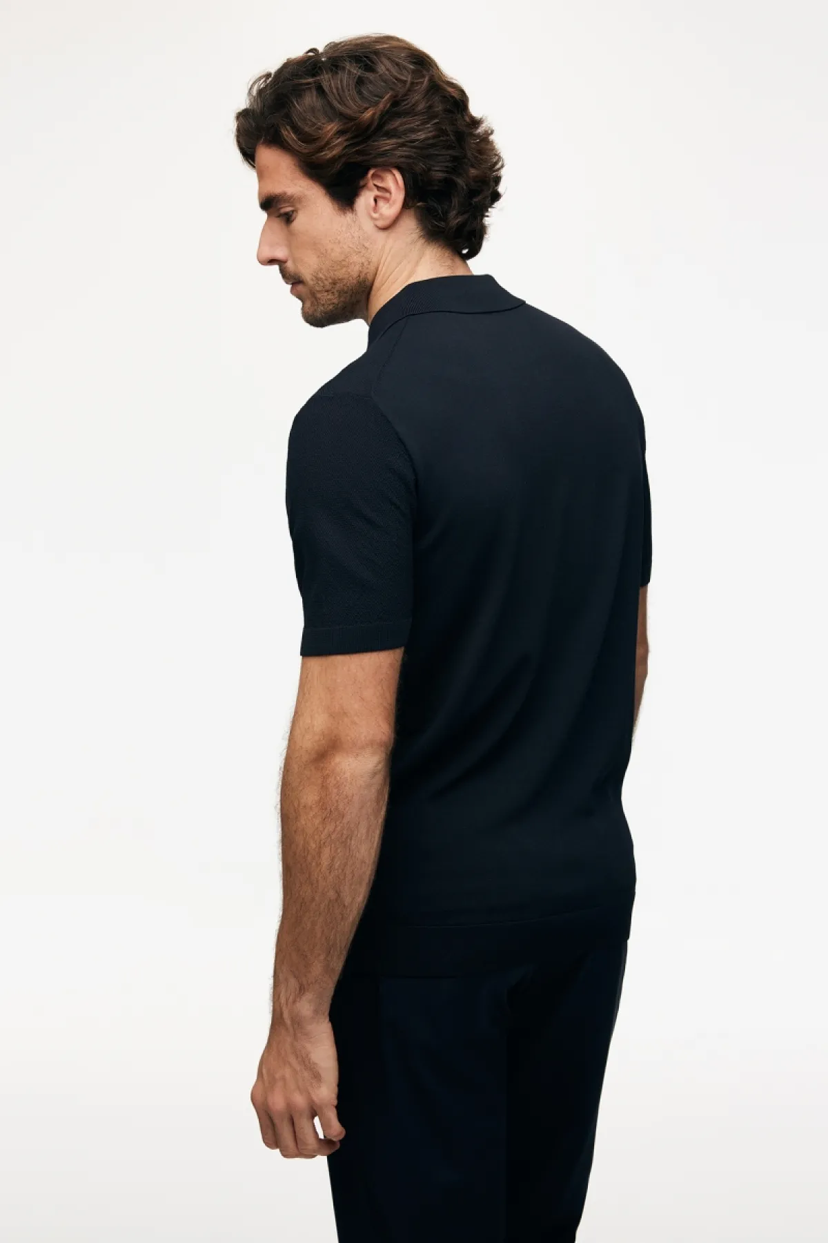 Polo Zip | Donkerblauw