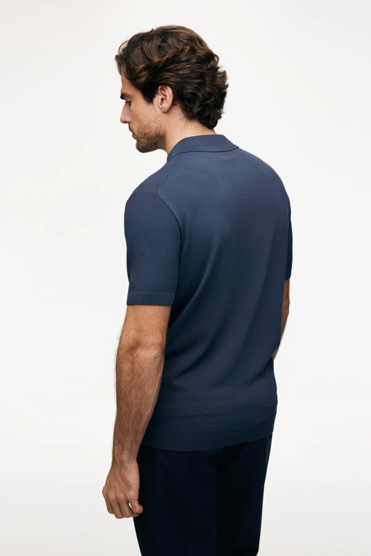 Polo Zip | Blauw
