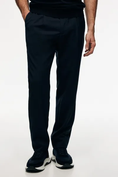 Merino Broek | Donkerblauw