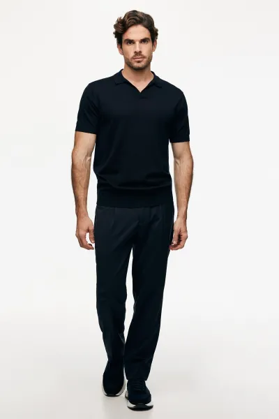 Merino Broek | Donkerblauw