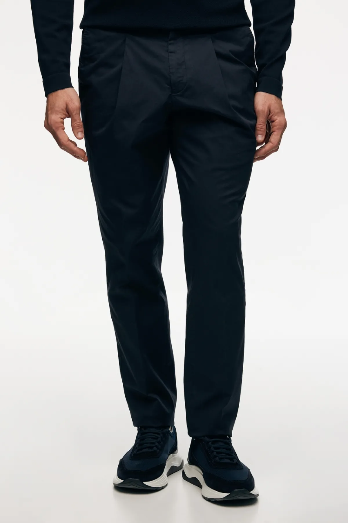 Tailored Trousers | Donkerblauw