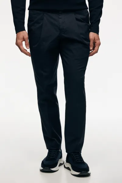 Tailored Trousers | Donkerblauw