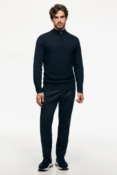 Tailored Trousers | Donkerblauw