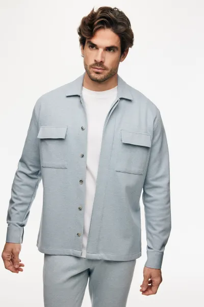 Shirt Jacket Navigli | Lichtblauw